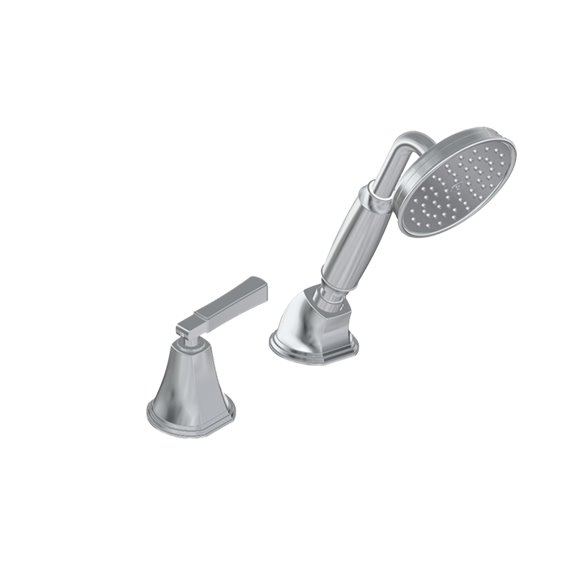 Graff G-6855-LM47B-T Finezza UNO Deck-Mounted Handshower and Diverter Set with Lever Handle - Trim Only 