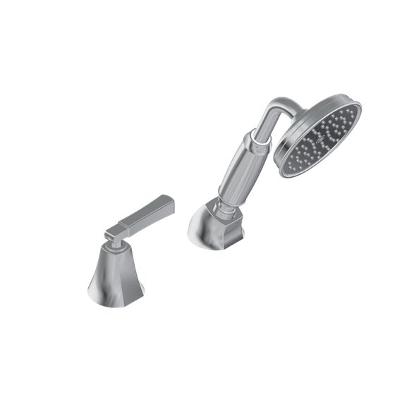 Graff G-6856-LM47B Finezza DUE Deck-Mounted Handshower and Diverter Set with Lever Handle - Rough and Trim 