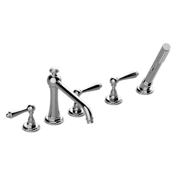 Graff G-6951-LM48B Camden Roman Tub Set with Handshower with Lever Handle - Rough and Trim 
