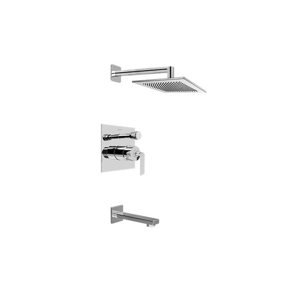 Graff G-7290-LM40S Contemporary Pressure Balancing Shower Set - Rough and Trim