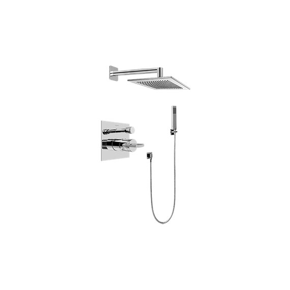 Graff G-7295-C14S Contemporary Pressure Balancing Shower Set - Rough and Trim