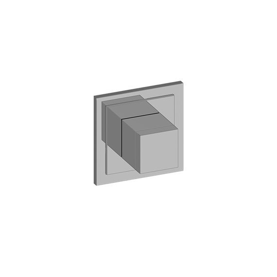 Graff G-8028-SH1-T M-Series Transitional Square 2-Way Diverter Trim Plate with Square Handle