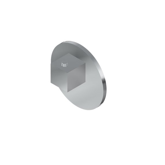 Graff G-8037-SH-T M-Series Round Thermostatic Valve Trim Plate and Square Handle