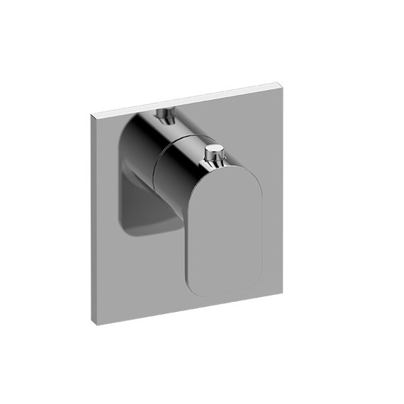 Graff G-8043-LM42E-T M-Series Square Thermostatic Valve Trim Plate and Handle