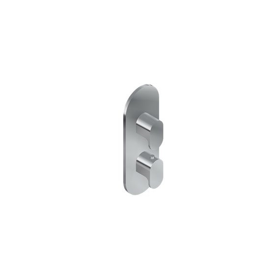 Graff G-8047-LM44E0-T M-Series Round 2-Hole Trim Plate with Ametis Handles - Vertical Installation