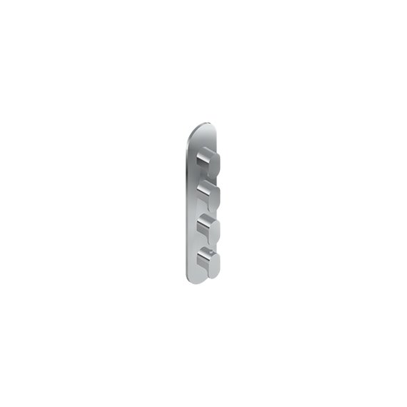 Graff G-8058-LM44E0-T M-Series Round 4-Hole Trim Plate with Ametis Handles - Vertical Installation
