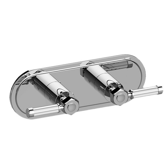 Graff G-8086H-LM56E0-T M-Series Transitional 2-Hole Trim Plate with Vintage Handles - Horizontal Installation