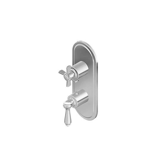 Graff G-8086-LM48C16-T M-Series Camden 2-Hole Trim Plate with Camden Handles - Vertical Installation