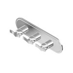 Graff G-8087H-LM20E0-T M-Series Transitional 3-Hole Trim Plate with Bali Handles - Horizontal Installation