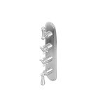 Graff G-8088-ALM34C2-T M-Series Transitional 4-Hole Trim Plate with Handles - Vertical Installation