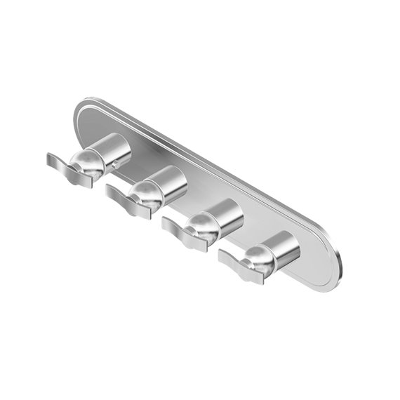 Graff G-8088H-LM20E0-T M-Series Transitional 4-Hole Trim Plate with Bali Handles - Horizontal Installation