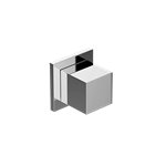 Graff G-8098-SH1-T M-Series Square Stop/Volume Control Trim Plate with Square Handle 