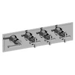 Graff G-8179H-LM60C20-T Vignola M-Series Valve Horizontal Trim with Four Handles
