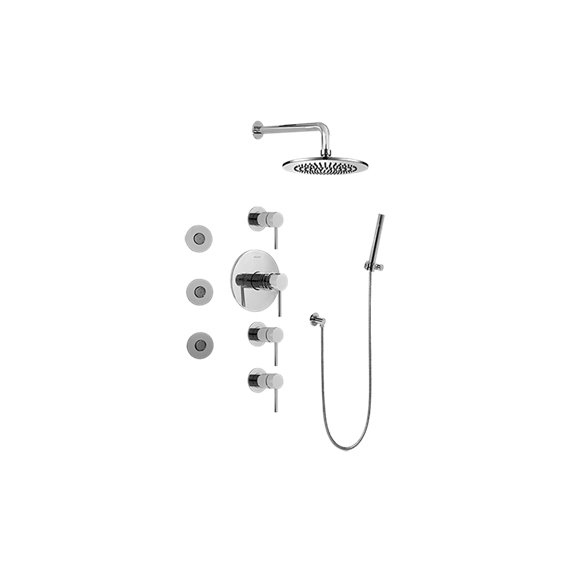 Graff GB1.122A-LM37S Full Thermostatic Shower System - Rough and Trim