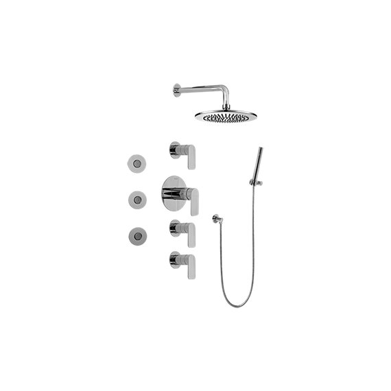 Graff GB1.122A-LM42S Full Thermostatic Shower System - Rough and Trim