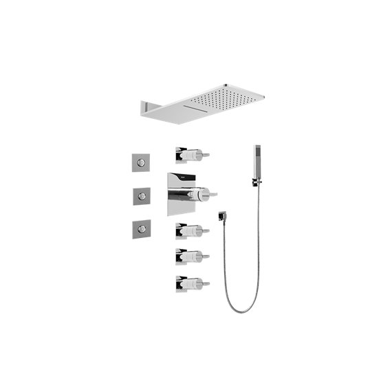 Graff GH1.123A-C14S Full Square Thermostatic Shower System