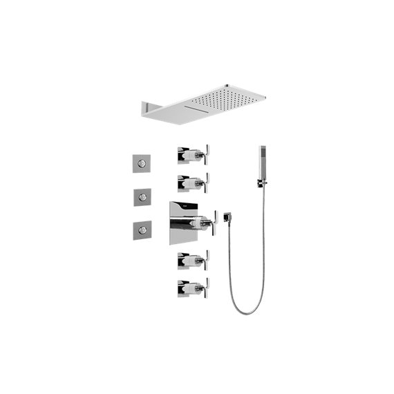 Graff GH1.123A-C9S Full Square Thermostatic Shower System