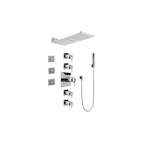 Graff GH1.123A-LM39S Full Square Thermostatic Shower System