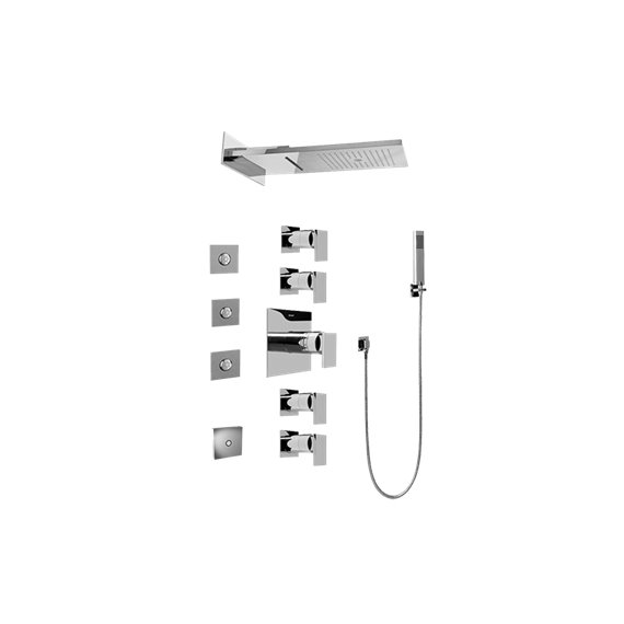 Graff GH1.124A-LM31S Full Square LED Thermostatic Shower System
