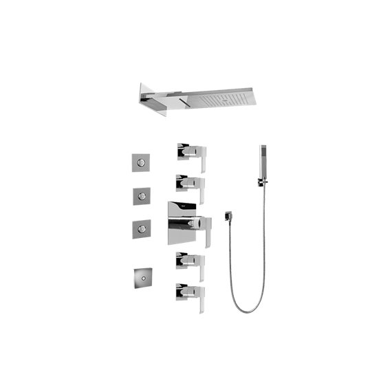 Graff GH1.124A-LM38S Full Square LED Thermostatic Shower System