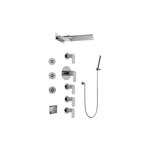 Graff GK1.124A-LM42S Full Round LED Thermostatic Shower System