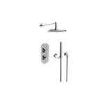Graff GL2.022WD-LM42E0-T M-Series Thermostatic Shower System - Shower with Handshower - Trim Only 