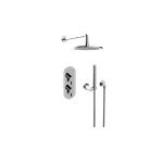 Graff GL2.022WD-LM46E0-T M-Series Thermostatic Shower System - Shower with Handshower - Trim Only 