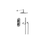 Graff GL2.022WD-LM59E0-T M-Series Thermostatic Shower System - Shower with Handshower - Trim Only 
