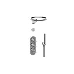 Graff GL3.029WT-C17E0 M-Series Thermostatic Set with Ametis Ring, Handshower and Diverter Valve - Rough and Trim