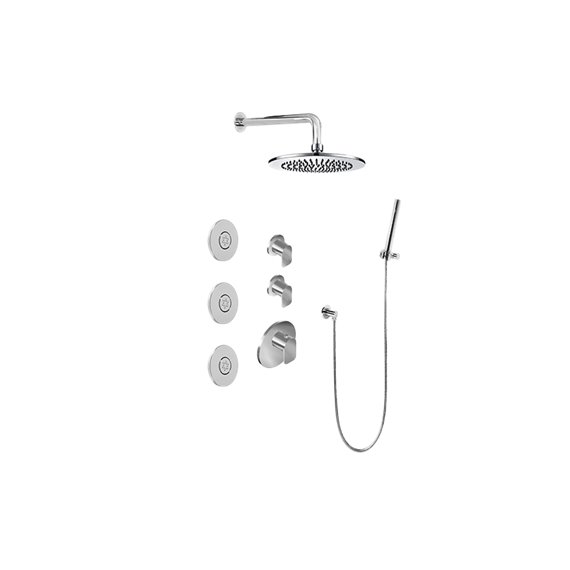 Graff GL3.112SH-LM42E0-T M-Series Full Thermostatic Shower System - Trim Only 