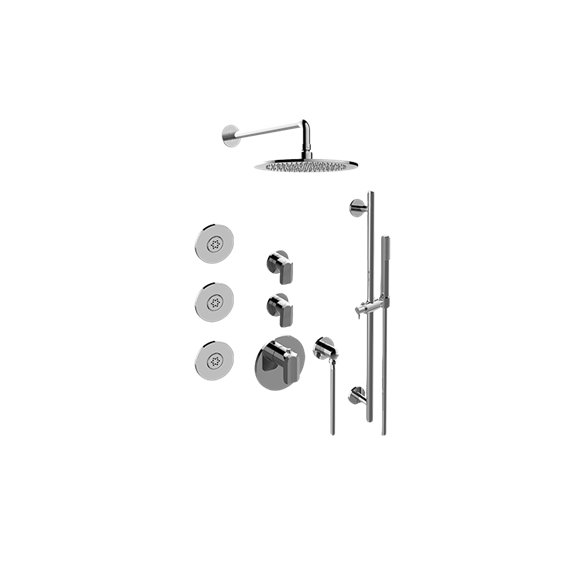 Graff GL3.112SH-LM58E0 M-Series Full Thermostatic Shower System - Rough and Trim 