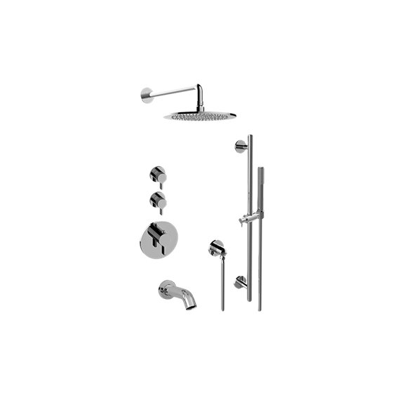Graff GL3.612ST-LM46E0 M-Series Full Thermostatic Shower System with Diverter Valve - Rough and Trim 