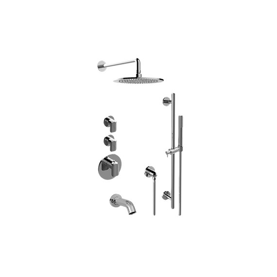 Graff GL3.612ST-LM58E0 M-Series Full Thermostatic Shower System with Diverter Valve - Rough and Trim 