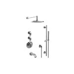 Graff GL3.612ST-LM58E0 M-Series Full Thermostatic Shower System with Diverter Valve - Rough and Trim 