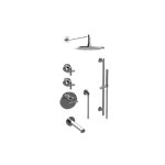 Graff GL3.J12ST-C17E0 M-Series Thermostatic Shower System Tub and Shower with Handshower - Rough and Trim 