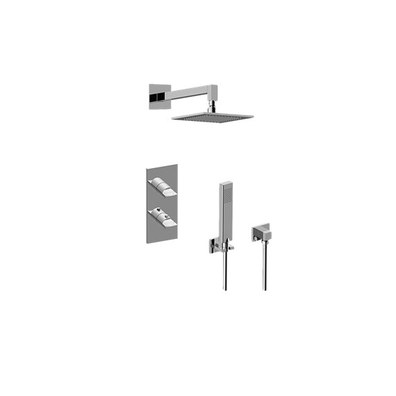 Graff GM2.022WD-C14E0-T M-Series Thermostatic Shower System - Shower with Handshower - Trim Only 