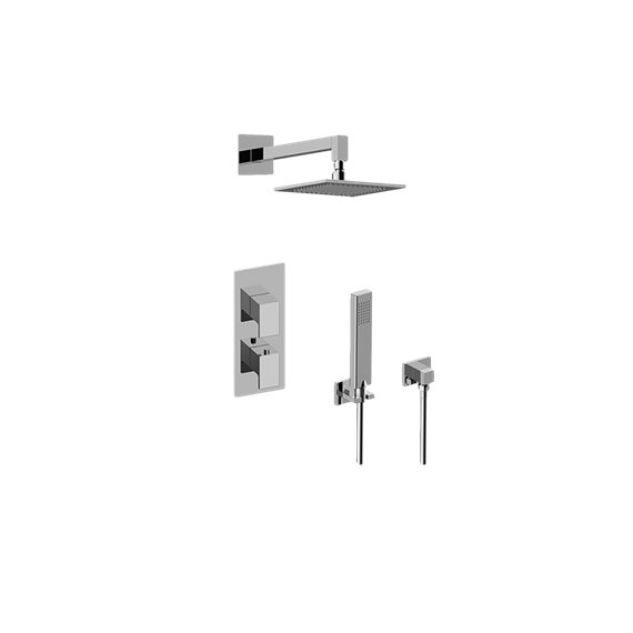 Graff GM2.022WD-LM31E0 M-Series Thermostatic Shower System - Shower with Handshower - Rough and Trim 
