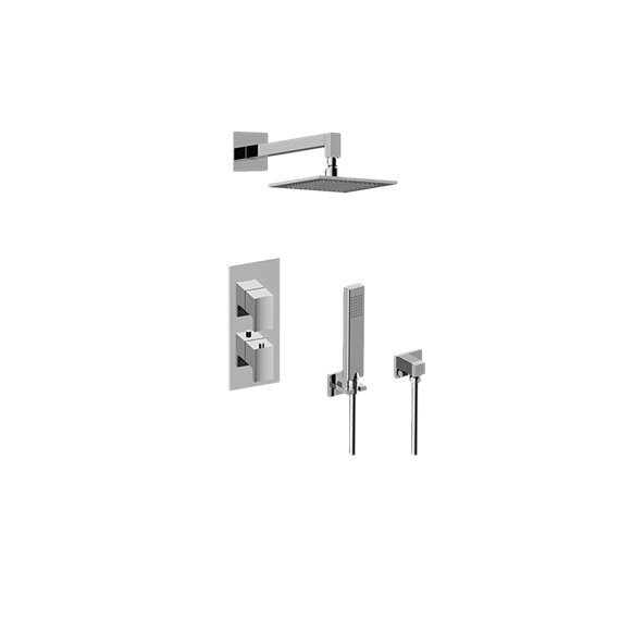 Graff GM2.022WD-LM36E0 M-Series Thermostatic Shower System - Shower with Handshower - Rough and Trim 