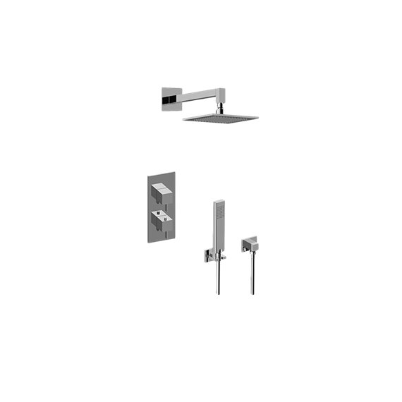 Graff GM2.022WD-LM39E0-T M-Series Thermostatic Shower System - Shower with Handshower - Trim Only 
