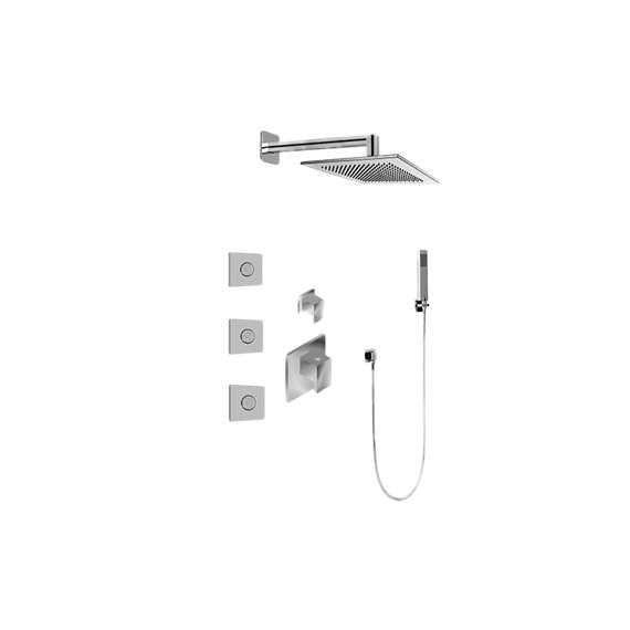 Graff GM2.122SG-C14E0 M-Series Full Thermostatic Shower System with Diverter Valve - Rough and Trim 