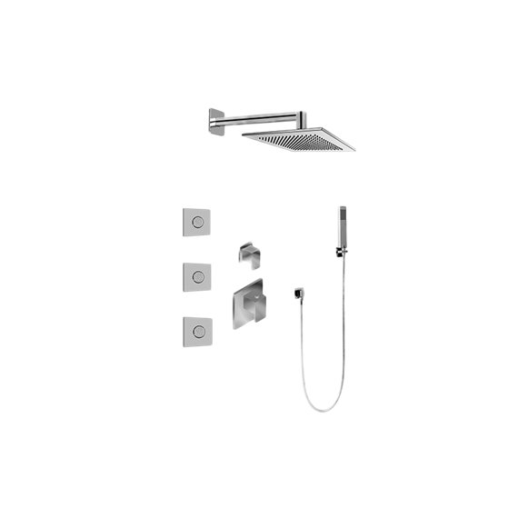 Graff GM2.122SG-LM31E0 M-Series Full Thermostatic Shower System with Diverter Valve - Rough and Trim 