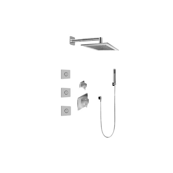 Graff GM2.122SG-LM39E0 M-Series Full Thermostatic Shower System with Diverter Valve - Rough and Trim 