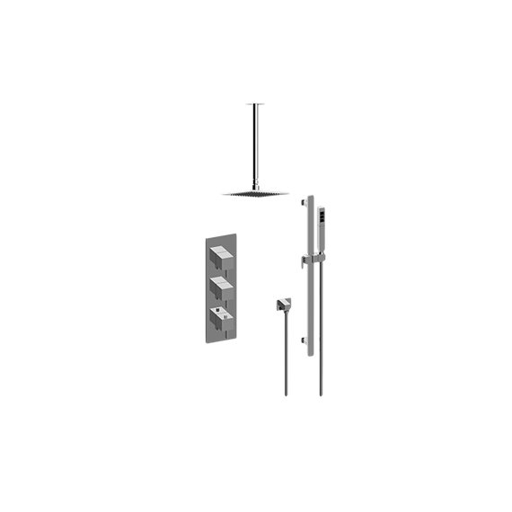 Graff GM3.011WB-LM39E0 M-Series Thermostatic Shower System - Shower with Handshower - Rough and Trim 