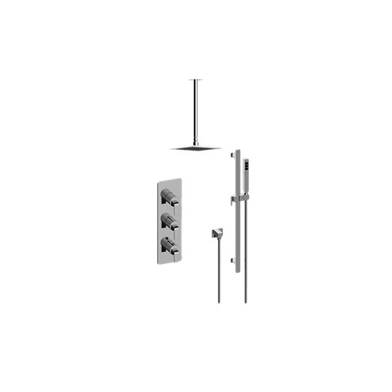 Graff GM3.011WB-LM40E0 M-Series Thermostatic Shower System - Shower with Handshower - Rough and Trim 
