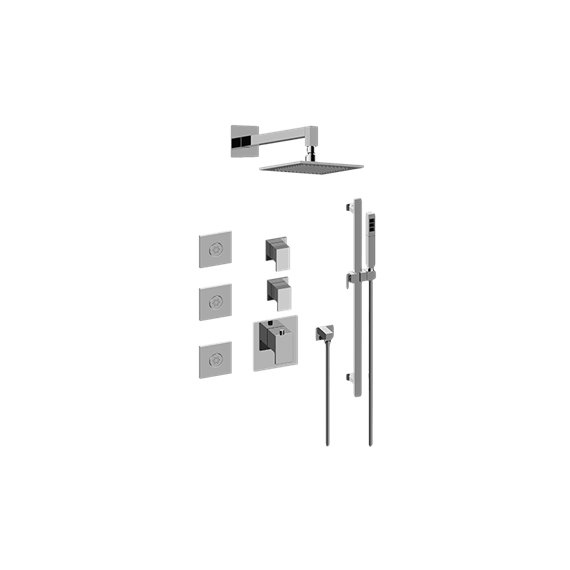Graff GM3.112SH-LM31E0 M-Series Full Thermostatic Shower System - Rough and Trim 