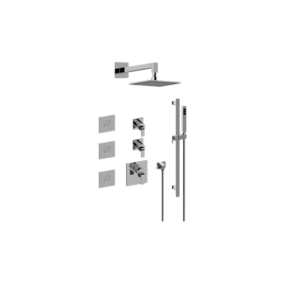 Graff GM3.112SH-LM40E0 M-Series Full Thermostatic Shower System - Rough and Trim 