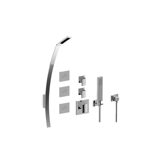 Graff GM3.128SH-LM36E0 M-Series Full Thermostatic Shower System - Rough and Trim 