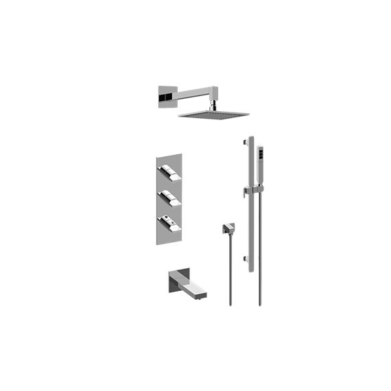 Graff GM3.612WT-C14E0 M-Series Full Thermostatic Shower System - Rough and Trim 