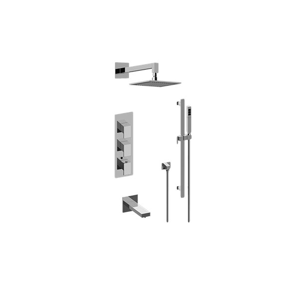 Graff GM3.612WT-LM31E0 M-Series Full Thermostatic Shower System - Rough and Trim 