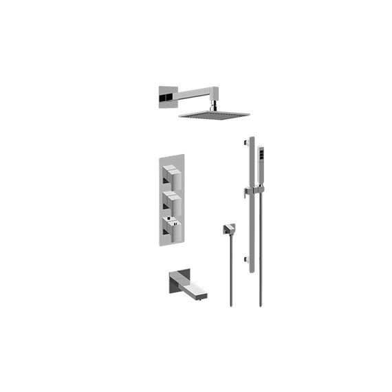 Graff GM3.612WT-LM36E0-T M-Series Full Thermostatic Shower System - Trim Only 